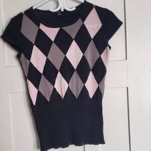Argyle Top